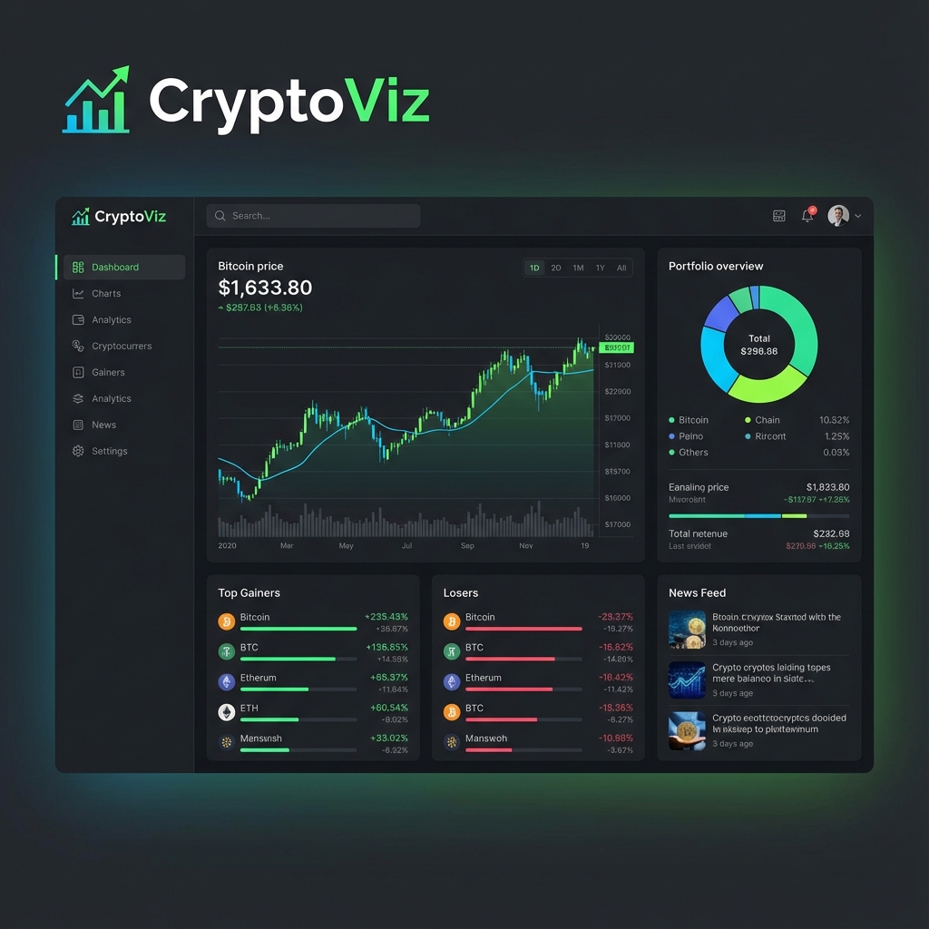 CryptoViz - Real-time Analytics Dashboard
